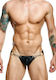 MOB Erotic Wear Dngeon Snap Jockstrap Black