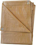 Waterproof Tarpaulin 120gr/m² 3x4m. Light Type Beige