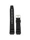 Tzevelion Rubber Strap Black 18mm