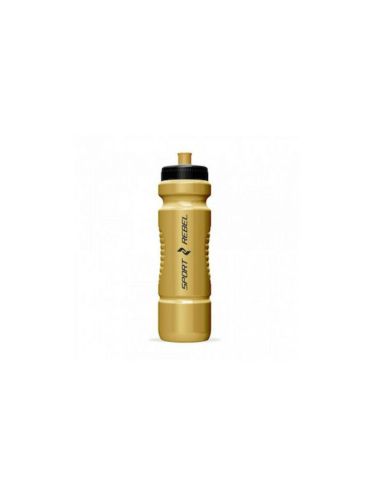 Sportrebel Eco Plastic Water Bottle 900ml Gold