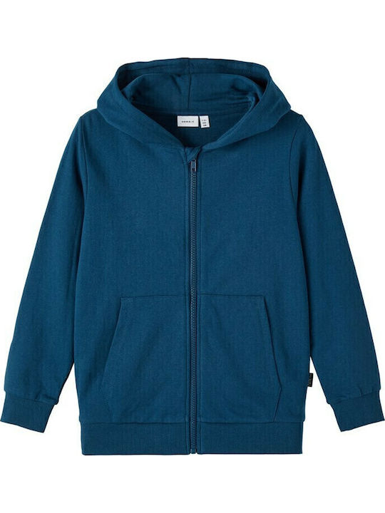 Name It Kids Sweatshirt Cardigan Cotton with Ho...