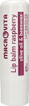 Macrovita Raspberry Lip Balsam SPF20 4.8gr