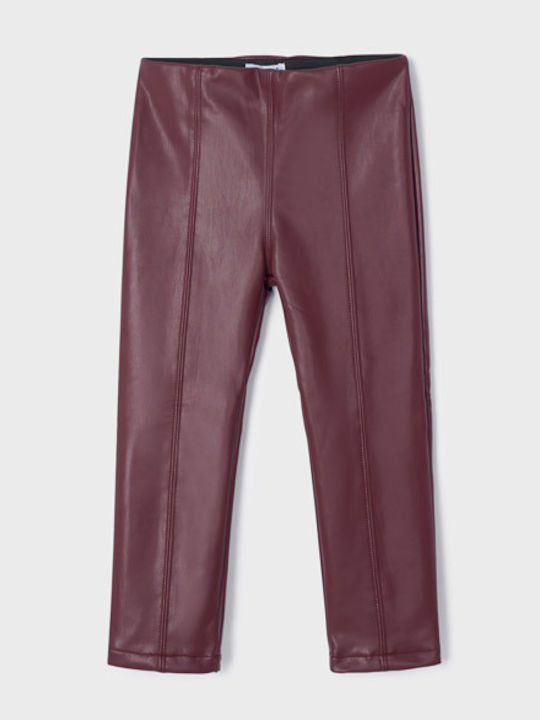 Mayoral Kinder Leggings Lang Burgundisch
