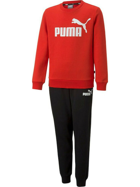 PUMA Παιδικό Σετ Φόρμας Κόκκινο 2τμχ SWEAT SUIT