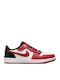 Air  1 Retro Low FlyEase Herren Sneakers White / Black / Gym Red