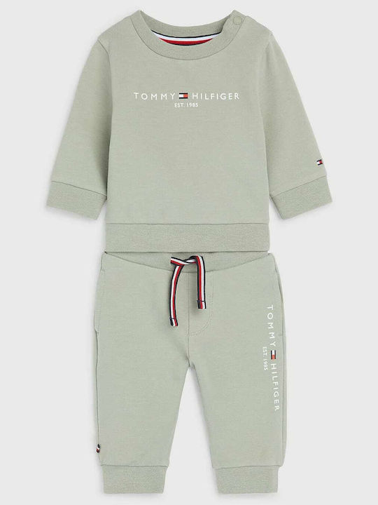 Tommy Hilfiger Παιδικό Σετ Φόρμας Πράσινο 2τμχ ...
