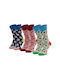 Happy Socks Unisex Κάλτσες με Σχέδια Πολύχρωμες 3Pack