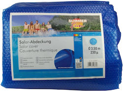 Solar Rotund Acoperire de Protecție pentru Piscină Summer Fun Albastru Diametru 350buc 1buc