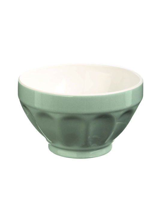 Colorama Cereal Serving Bowl Round Ceramic Mint...
