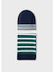Kids Beanie Set with Scarf Knitted Navy Blue