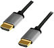 LogiLink HDMI 2.0 Premium High Speed 4K 60Hz HDR Cable HDMI male - HDMI male 2m Μαύρο