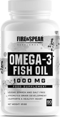 Fire & Spear Omega 3 Fish Oil Ulei de pește 1000mg 90 softgels
