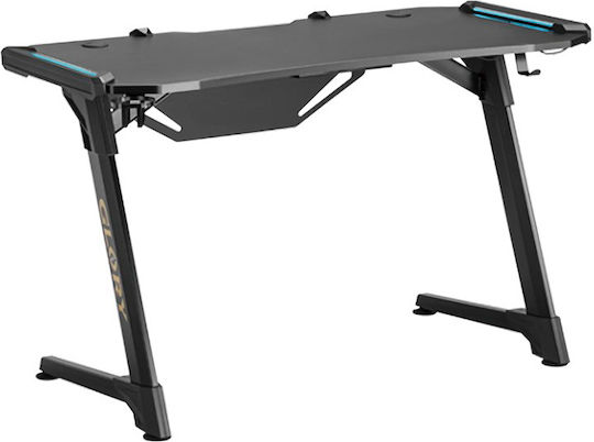 Γραφείο Gaming Glory με LED 120x60x75εκ. Μαύρο