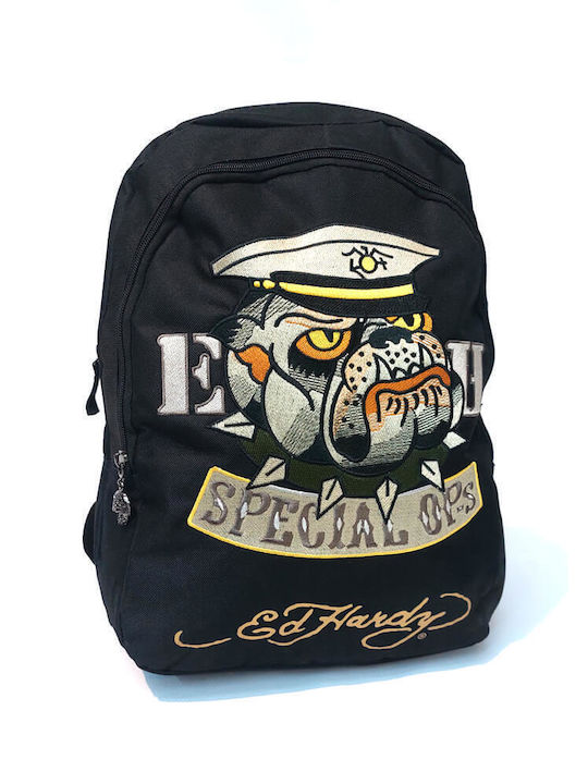 Σχολική τσάντα Ed Hardy μαύρη 1A1A3SOB