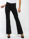 Beatrice Damenjeans Schlaghose in Schlanker Passform Schwarz