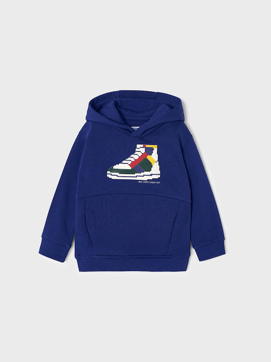 Mayoral Kids Sweatshirt with Hood Blue