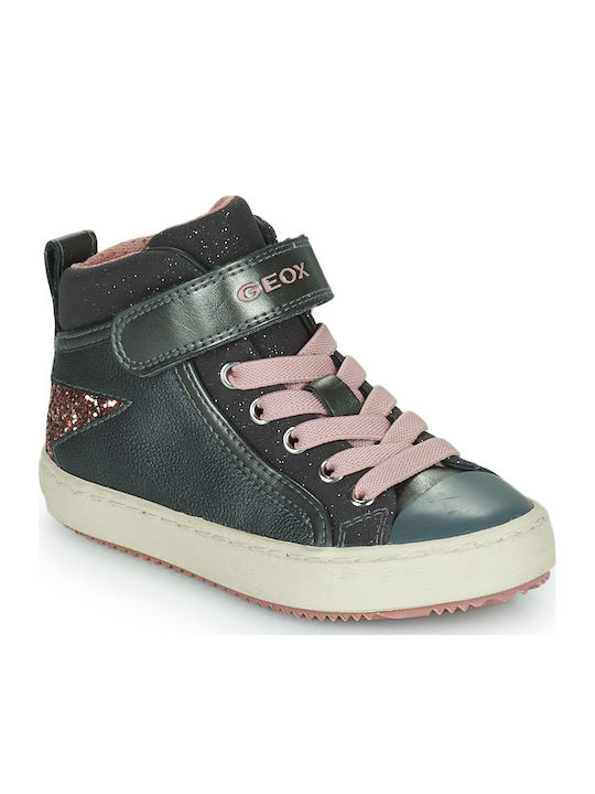 Kalispera Kids Sneakers High with Scratch Gray