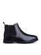 Leather Black Chelsea Boots Anatomical