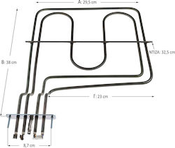 8049290 Oven Heating Element Replacement 38x29.5cm