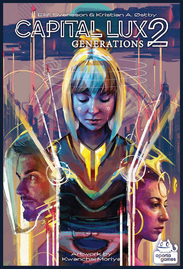 Настолна игра Capital Lux 2: Generations за 1-4 играчи 10+ години (EN) Aporta Games