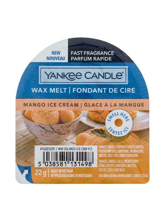 Yankee Candle Duft-Wachs-Schmelze mit Duft Mango-Eiscreme 22gr
