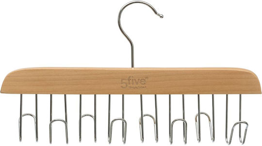 Atmosphera Belt Hanger Κρεμάστρα Ντουλάπας για Ζώνες Ξύλινη σε Καφέ Χρώμα 151524