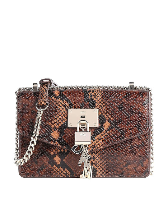 Elissa Damen-Schultertasche aus Leder Chestnut