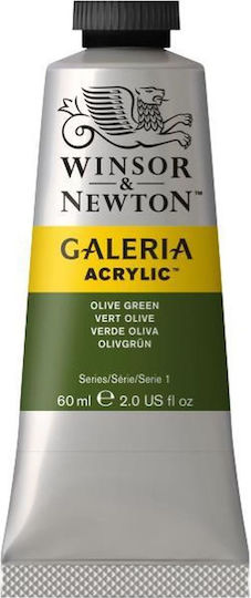 Winsor & Newton Acrylic Paint Set in Green color Olive Green 60ml 1pcs