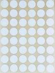 Stef Labels 600Stück Klebeetiketten in Weiß Farbe 32mm