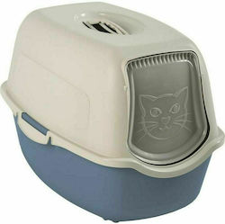 Rotho My Pet Bailey Cat Toilet Closed Light Blue L56xW40xH39cm