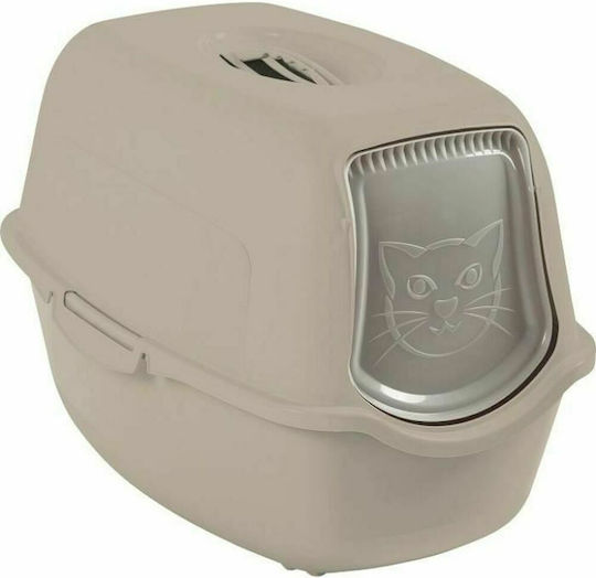 Rotho My Pet Bailey Cat Toilet Closed Beige L56 x W40 x H39cm