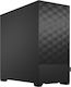 Fractal Design Pop Air Gaming Mini Tower Computer Case with Window Panel Black Solid