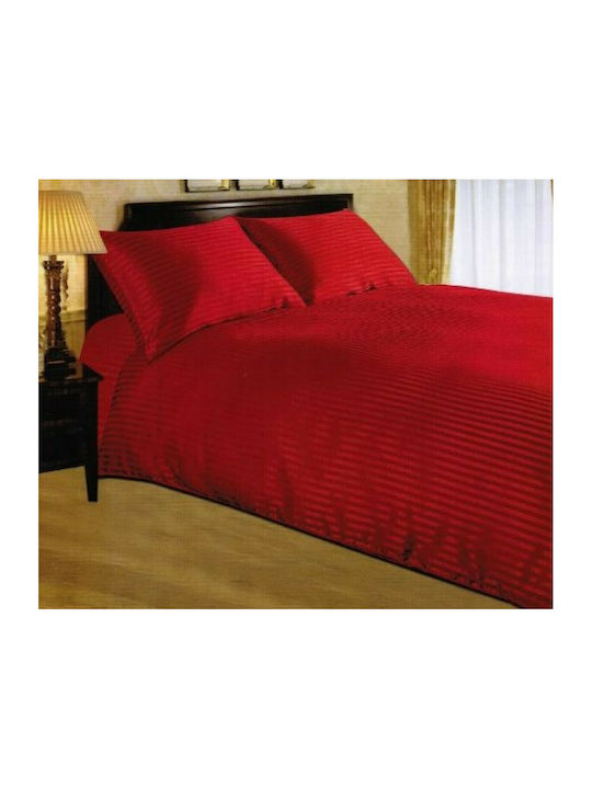 MayHome Sheet Sets Semi-Double 180x240cm. Red 3pcs