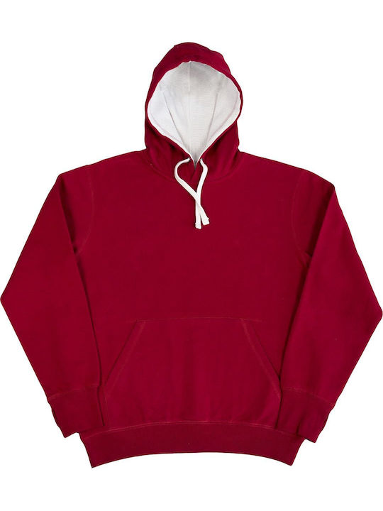 Contrast Hoodie SG SG24 Red/White