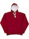 Contrast Hoodie SG SG24 Red/White