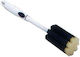 Veltihome Scrubby Plastic Cleaning Brush with Handle White