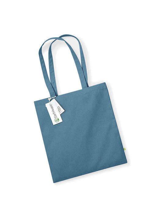 Westford Mill W801 Cotton Shopping Bag Blue