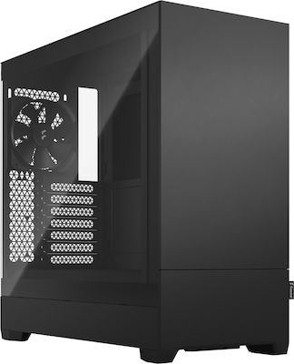 Fractal Design Pop Silent Mini Tower Computer Case with Window Panel Black TG Clear Tint