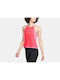 Under Armour Qualifier Iso-Chill Embossed Women's Athletic Blouse Sleeveless Fuchsia