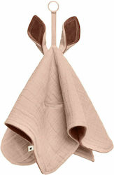 Bibs Baby Comforter Cuddle Cloth Kangaroo Blush Woodhuck