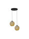 Heronia GL-5010 Pendant Light Suspension Rail for Socket E27 Honey