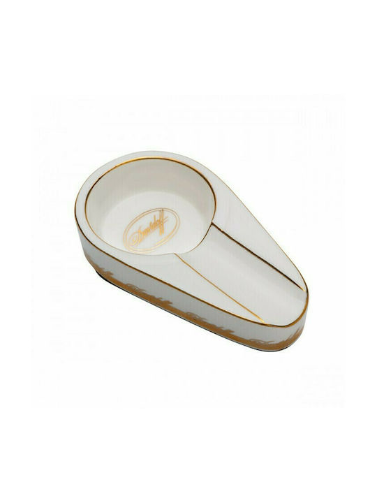 Sikarlan Sticlă de scrumieră Trabuc Ceramică Alb 1buc Sikarlan Sticlă de scrumieră Trabuc Ceramică Alb 1buc