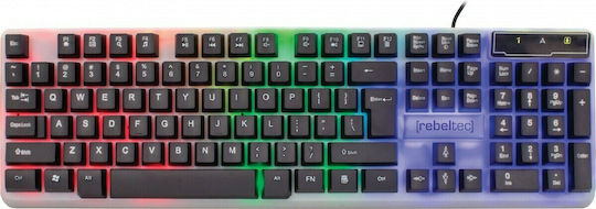 Rebeltec Neon Gaming Μηχανικό Πληκτρολόγιο με RGB φωτισμό (Αγγλικό US)