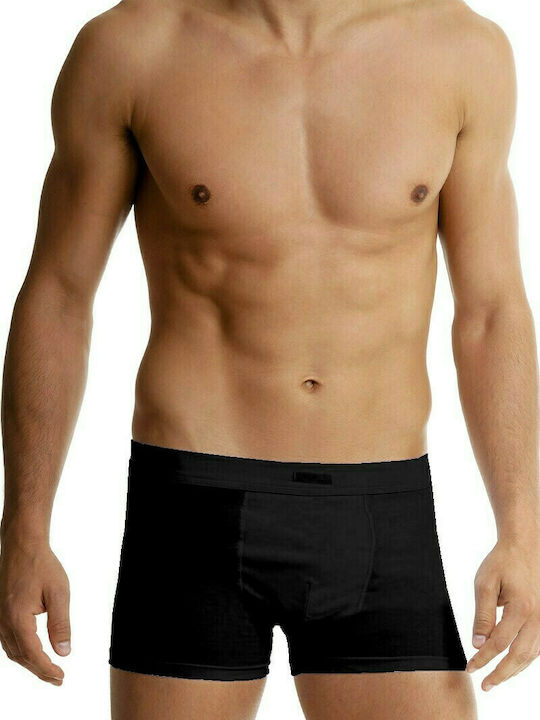 Herren Boxershorts Schwarz 2er Pack