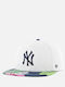 NY Yankees Ανδρικό Jockey με Ίσιο Γείσο Λευκό