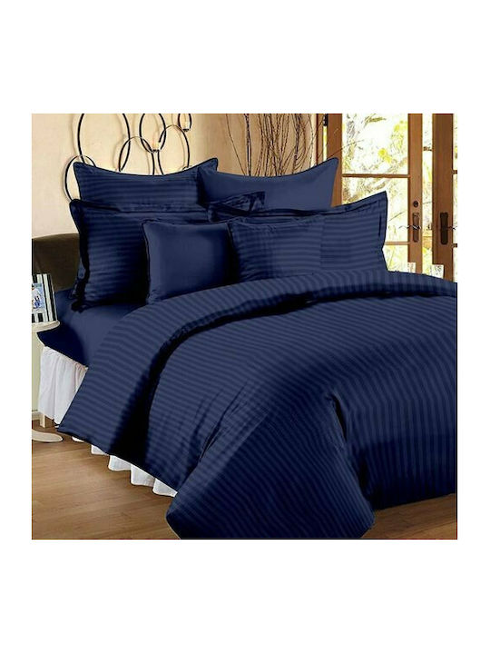 MayHome Sheet Sets Double 200x280cm. Blue 4pcs