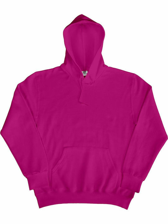 SG Ανδρικό Διαφημιστικό Φούτερ Μακρυμάνικο Dark Pink
