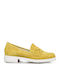 Women's Loafers in Yellow Color