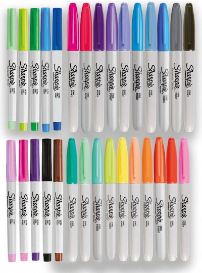 Sharpie Special Edition Μαρκαδόροι Ζωγραφικής 0.9mm Λεπτοί Σετ 30 χρώματα