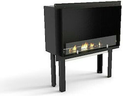 Thermozel 75 97.1732 Boden Bioethanol-Kamin Innen Schwarz 76x35x79.5cm